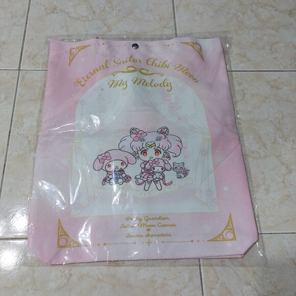 Super Cute Sailor Moon Sanrio Tote Bag My Melody Pink Tote Practical Tote - Picture 11 of 14